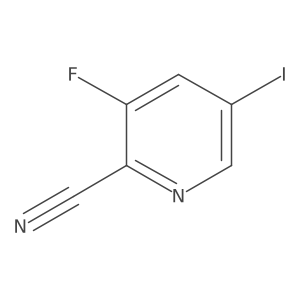 3-Fluoro-5-iodopicolinonitrile结构式
