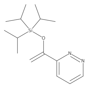 3-(1-((Triisopropylsilyl)oxy)vinyl)pyridazine Structure