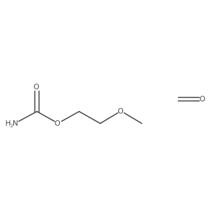 Methoxyethyl carbamate, formaldehyde condensate结构式