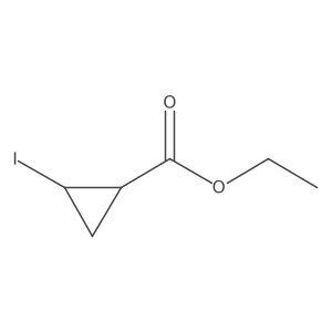 ethyl (1R,2R)-2-iodocyclopropane-1-carboxylate结构式