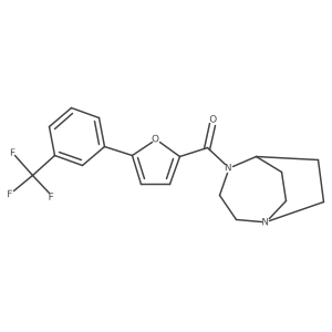 1,4-Diazabicyclo[3.2.2]non-4-yl[5-[3-(trifluoromethyl)phenyl]-2-furanyl]methanone Structure
