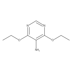 4,6-Diethoxy-5-pyrimidinamine Structure