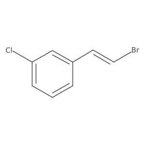 (Z)-1-(2-Bromovinyl)-3-chlorobenzene Structure