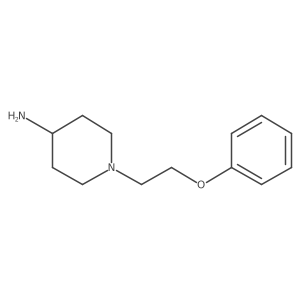 1-(2-Phenoxyethyl)-4-piperidinamine结构式