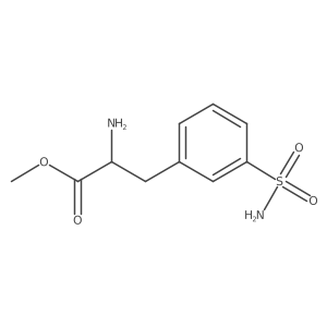 methyl (2S)-2-amino-3-(3-sulfamoylphenyl)propanoate Structure