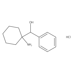 (1-Aminocyclohexyl)-phenylmethanol;hydrochloride结构式