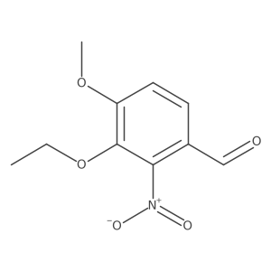 3-Ethoxy-4-methoxy-2-nitrobenzaldehyde Structure
