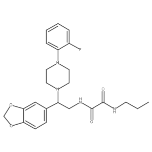 N1-(2-(benzo[d][1,3]dioxol-5-yl)-2-(4-(2-fluorophenyl)piperazin-1-yl)ethyl)-N2-propyloxalamide结构式
