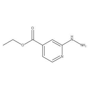 Ethyl 2-(hydrazino)isonicotinate Structure