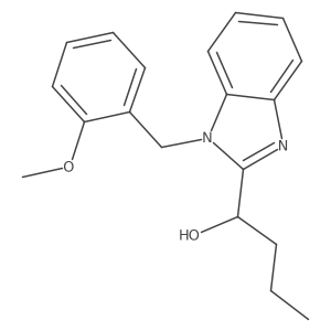 1-{1-[(2-Methoxyphenyl)methyl]benzimidazol-2-yl}butan-1-ol结构式
