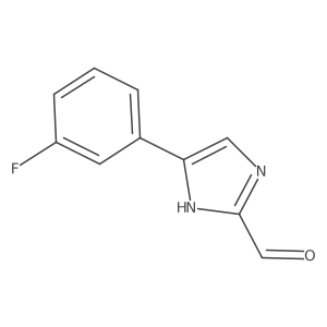 4-(3-Fluorophenyl)-1H-imidazole-2-carbaldehyde Structure