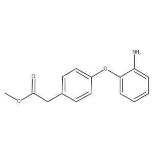 Methyl 2-[4-(2-aminophenoxy)phenyl]acetate Structure