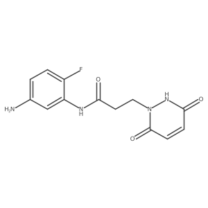 N-(5-Amino-2-fluorophenyl)-3,6-dihydro-3,6-dioxo-1(2H)-pyridazinepropanamide Structure