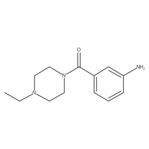 (3-Amino-phenyl)-(4-ethyl-piperazin-1-yl)-methanone结构式