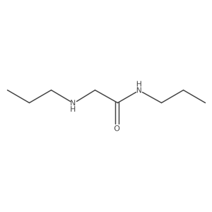 N-propyl-2-(propylamino)acetamide Structure