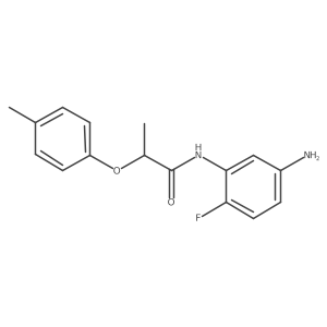 N-(5-Amino-2-fluorophenyl)-2-(4-methylphenoxy)-propanamide Structure