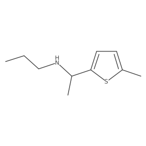 [1-(5-Methylthiophen-2-YL)ethyl](propyl)amine Structure