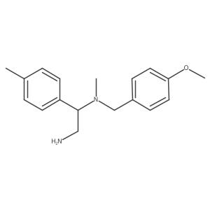 N1-[(4-Methoxyphenyl)methyl]-N1-methyl-1-(4-methylphenyl)-1,2-ethanediamine Structure