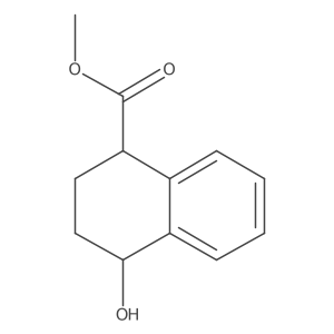 Methyl 4-hydroxy-1,2,3,4-tetrahydronaphthalene-1-carboxylate结构式