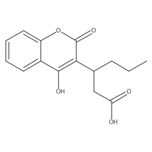 3-Propyl-3-(4-hydroxy-2-oxo-2h-chromen-3-yl)-propionic acid结构式