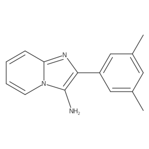 2-(3,5-Dimethylphenyl)imidazo[1,2-a]pyridin-3-amine结构式