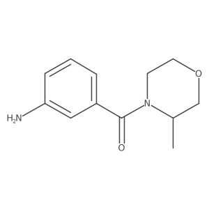 3-(3-Methylmorpholine-4-carbonyl)aniline Structure
