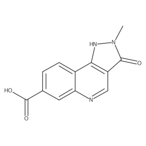 2-methyl-3-oxo-2,3-dihydro-1H-pyrazolo[4,3-c]quinoline-7-carboxylic acid Structure