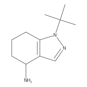 1-tert-butyl-4,5,6,7-tetrahydro-1H-indazol-4-amine Structure