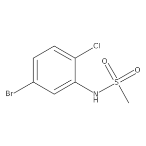 N-(5-bromo-2-chlorophenyl)methanesulfonamide Structure