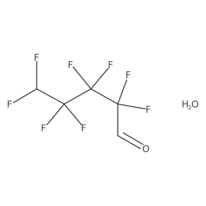 1H,5H-Octafluoropentanal hydrate Structure
