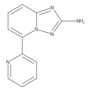 5-(2-Pyridinyl)-[1,2,4]triazolo[1,5-a]pyridin-2-amine结构式