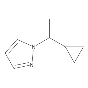 1-(1-cyclopropylethyl)-1H-pyrazole Structure