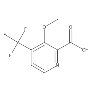 3-Methoxy-4-(trifluoromethyl)picolinic acid Structure