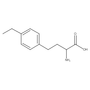 (R)-2-Amino-4-(4-ethylphenyl)butanoic acid结构式