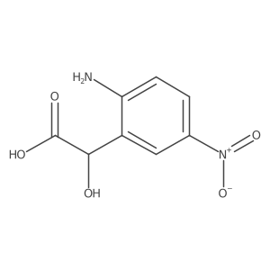 Benzeneacetic acid, 2-amino-I+/--hydroxy-5-nitro-结构式