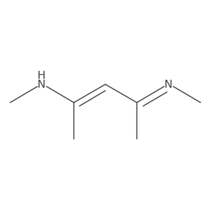 N-Methyl-4-(methylimino)-2-penten-2-amine结构式
