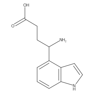 4-amino-4-(1H-indol-4-yl)butanoic acid Structure