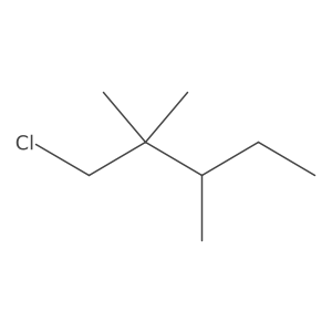 1-Chloro-2,2,3-trimethylpentane结构式