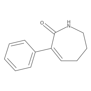 6-Phenyl-1,2,3,4-tetrahydroazepin-7-one结构式