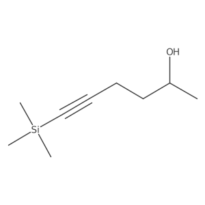 6-(Trimethylsilyl)-5-hexyn-2-ol Structure