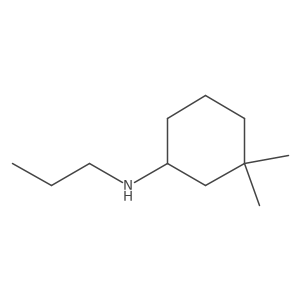 3,3-dimethyl-N-propylcyclohexan-1-amine Structure