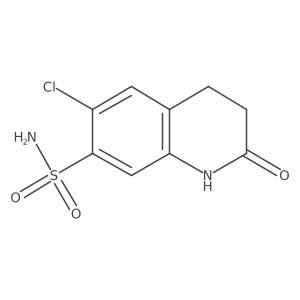6-Chloro-2-oxo-1,2,3,4-tetrahydroquinoline-7-sulfonamide Structure