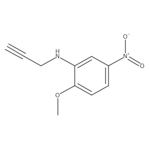 2-methoxy-5-nitro-N-(prop-2-yn-1-yl)aniline Structure