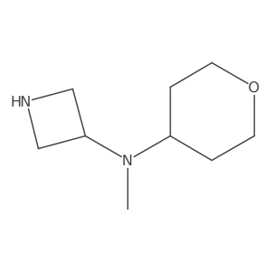 N-Methyl-N-(tetrahydro-2H-pyran-4-yl)azetidin-3-amine Structure