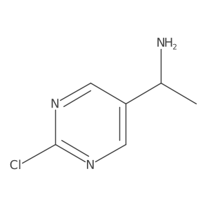 (1R)-1-(2-Chloropyrimidin-5-yl)ethylamine结构式