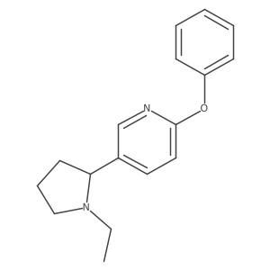 5-(1-Ethylpyrrolidin-2-yl)-2-phenoxypyridine Structure