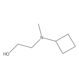 2-[Cyclobutyl(methyl)amino]ethan-1-ol Structure