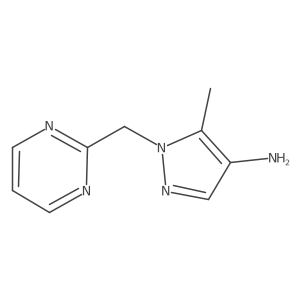 5-Methyl-1-(pyrimidin-2-ylmethyl)-1h-pyrazol-4-amine结构式