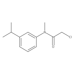 2-Chloro-N-(3-isopropylphenyl)-N-methylacetamide结构式