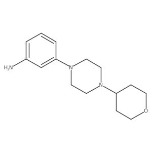 3-[4-(Oxan-4-yl)piperazin-1-yl]aniline结构式